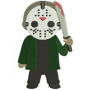 Looks Like Jayson from Chain Saw Horror Filled Machine Embroidery Digitized Design Pattern